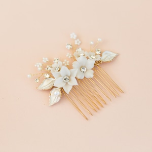 Bridal hair comb - bridal headpiece - wedding hair comb - bridal hair piece - wedding hair piece -bridal hair accessories -wedding headpiece