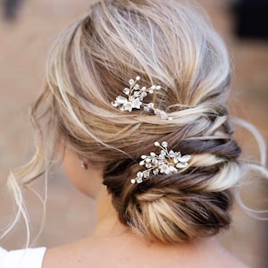 Bridal headpiece - bridal hair piece - bridal hair pins - wedding hair piece - bridal hair accessories - wedding hair accessories