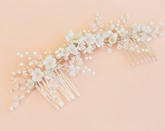 Bridal headpiece - bridal hair piece - bridal hair comb - wedding hair piece - bridal hair accessories - wedding hair accessories