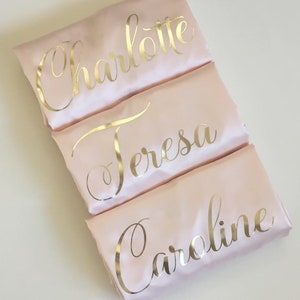 Personalization for the robes.