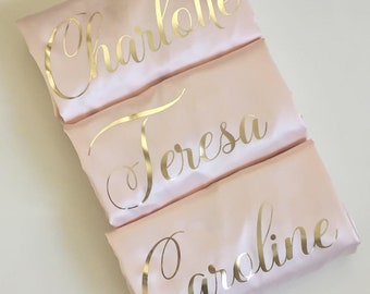 Personalization for the robes.