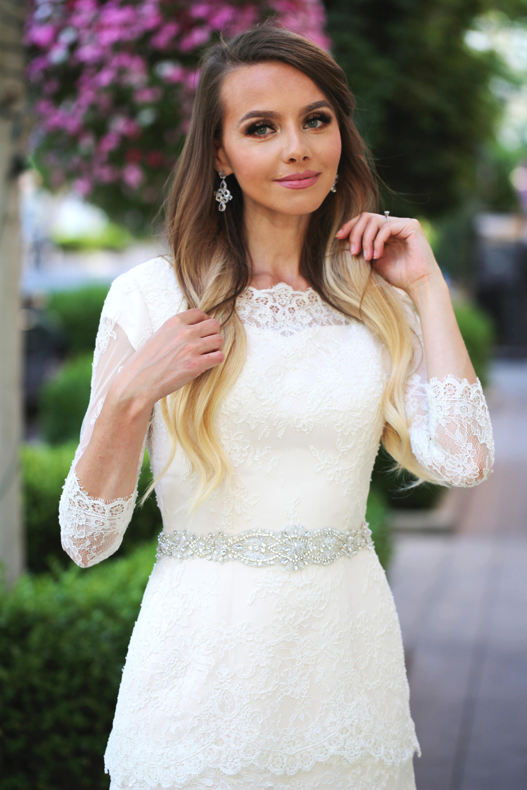 Beautiful crystal & ivory satin embellished belt Crystal Belt In Bridal Belts & Sashes for sale | eBay main image 3