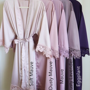 Rust Bridesmaid Robes - Rust Bridal Party Robes - Terracotta Robes ...