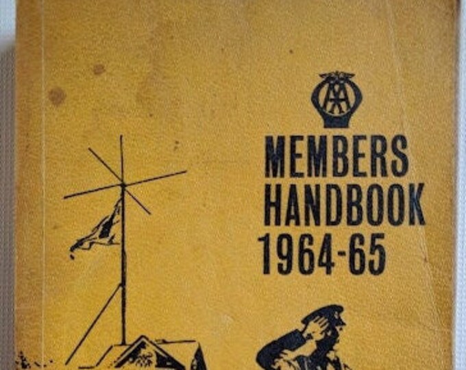 Aa Group Handbook.pdf AA Members Handbook 1964 - 1965 - Etsy UK