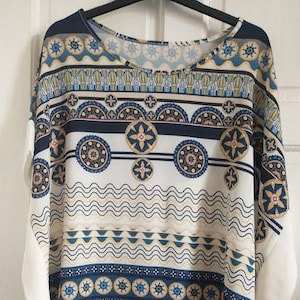 Ladies 80&#39;s Italian Top Blouse