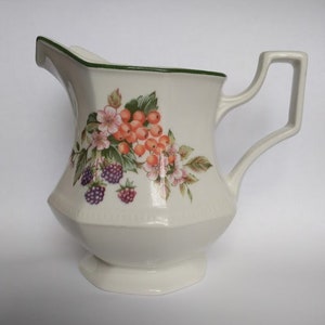 Vintage Johnson Brothers Fresh Fruit Milk Jug
