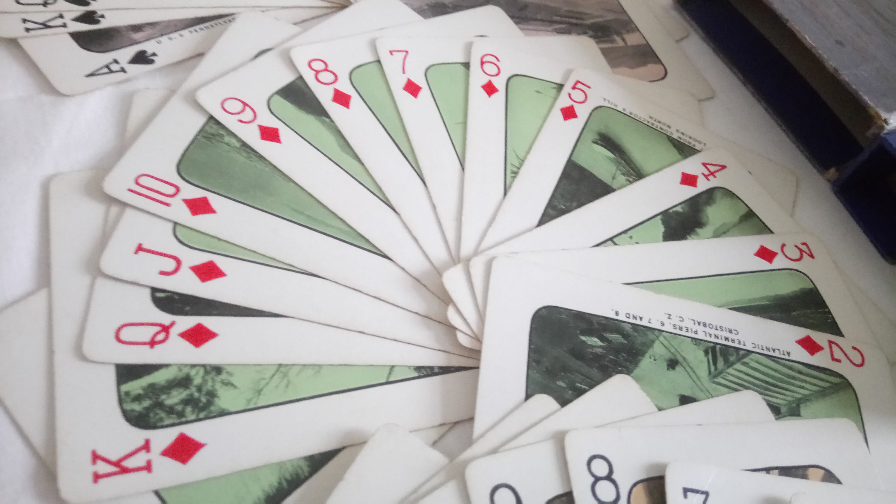 Panama Souvenir Playing Cards Made in USA by the U. S.playing Card Co 1926 Etsy