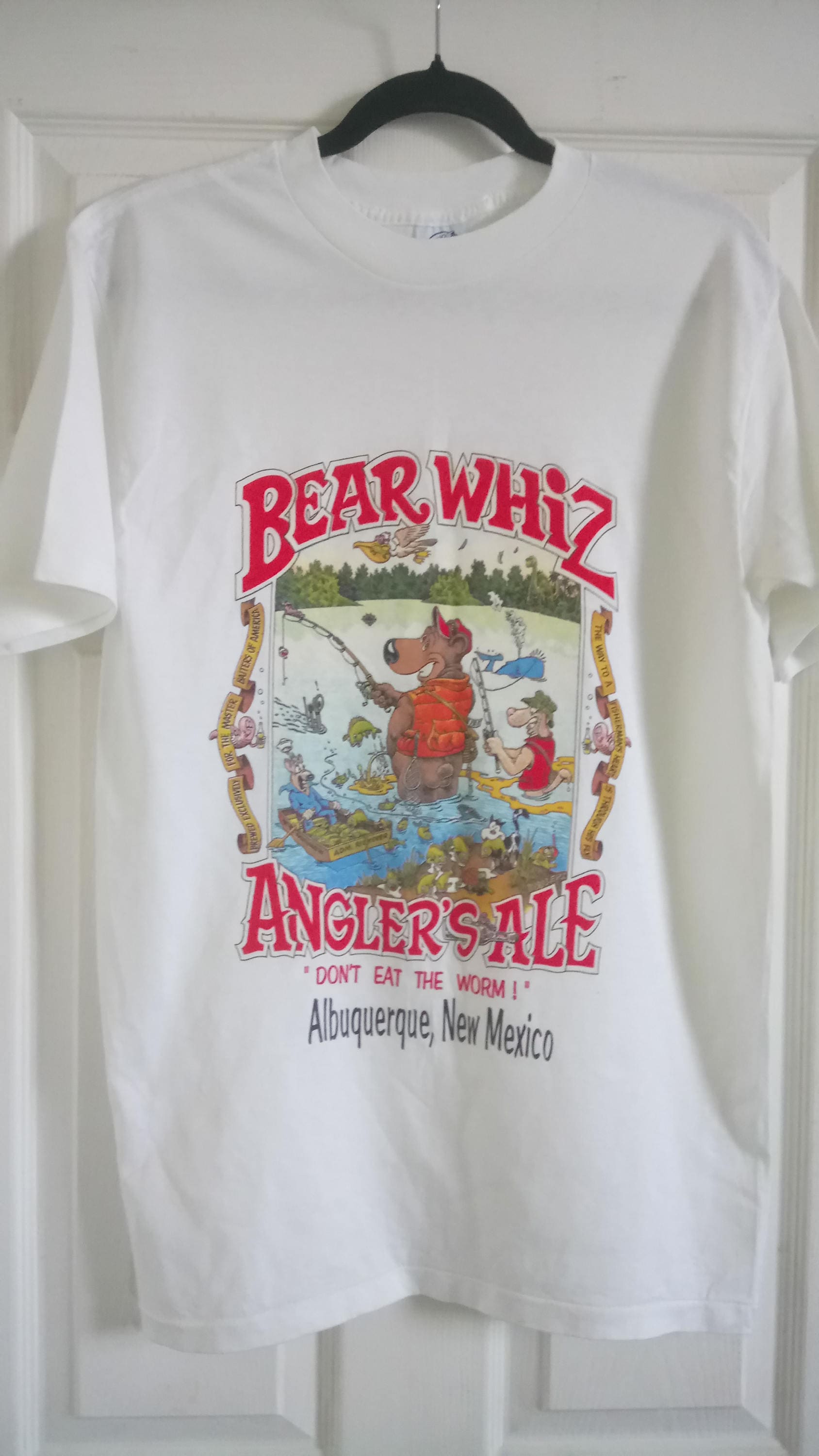 ★LMC★ FISHING BEAR TEE white 서머 파이널세일 사은품 증정] FISHING BEAR TEE white - LMC