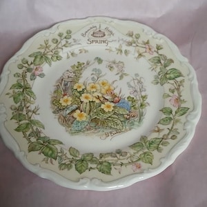 Brambly Hedge Royal Doulton Spring Plate