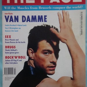 The Face Magazine März 92, Yazz, La Rox, Jean-Claude Van Damme, Mode- und Lifestyle-Magazin