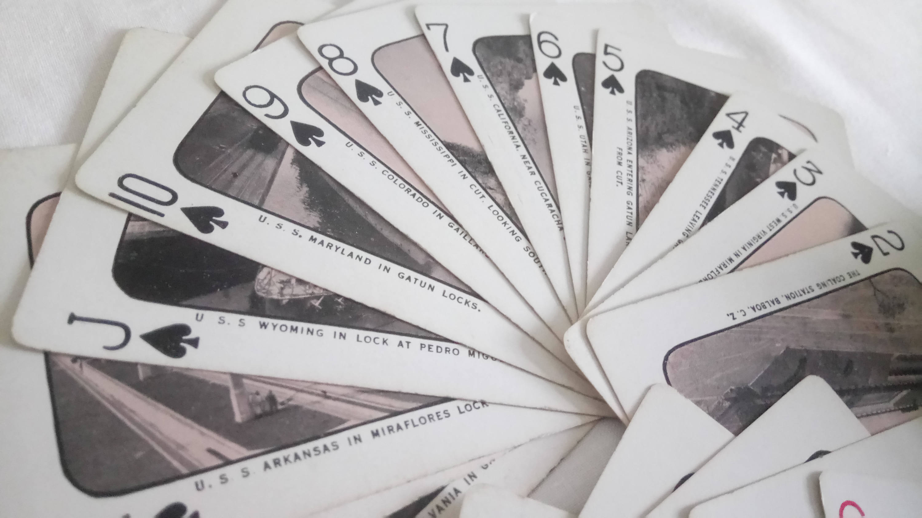 Panama Souvenir Playing Cards Made in USA by the U. S.playing Card Co 1926 Etsy