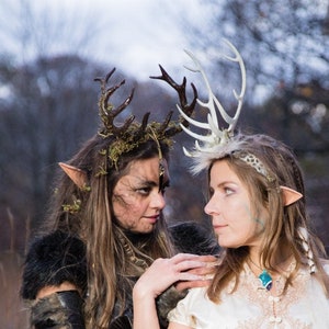 Satyre Antlers Cosplay Horns 3D Printed Costume Horns