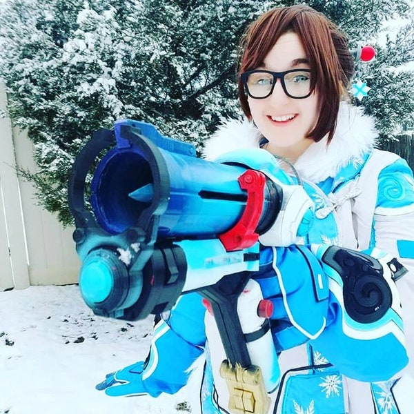 Mei's Endothermic Blaster Overwatch - Overwatch Mei - Endothermic Blaster Gun - 3D Printed Overwatch Prop