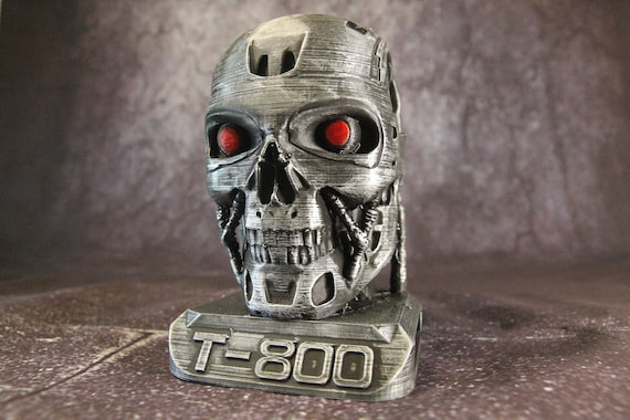 Terminator Inspired Terminator Skull T-800 PLA Bust 