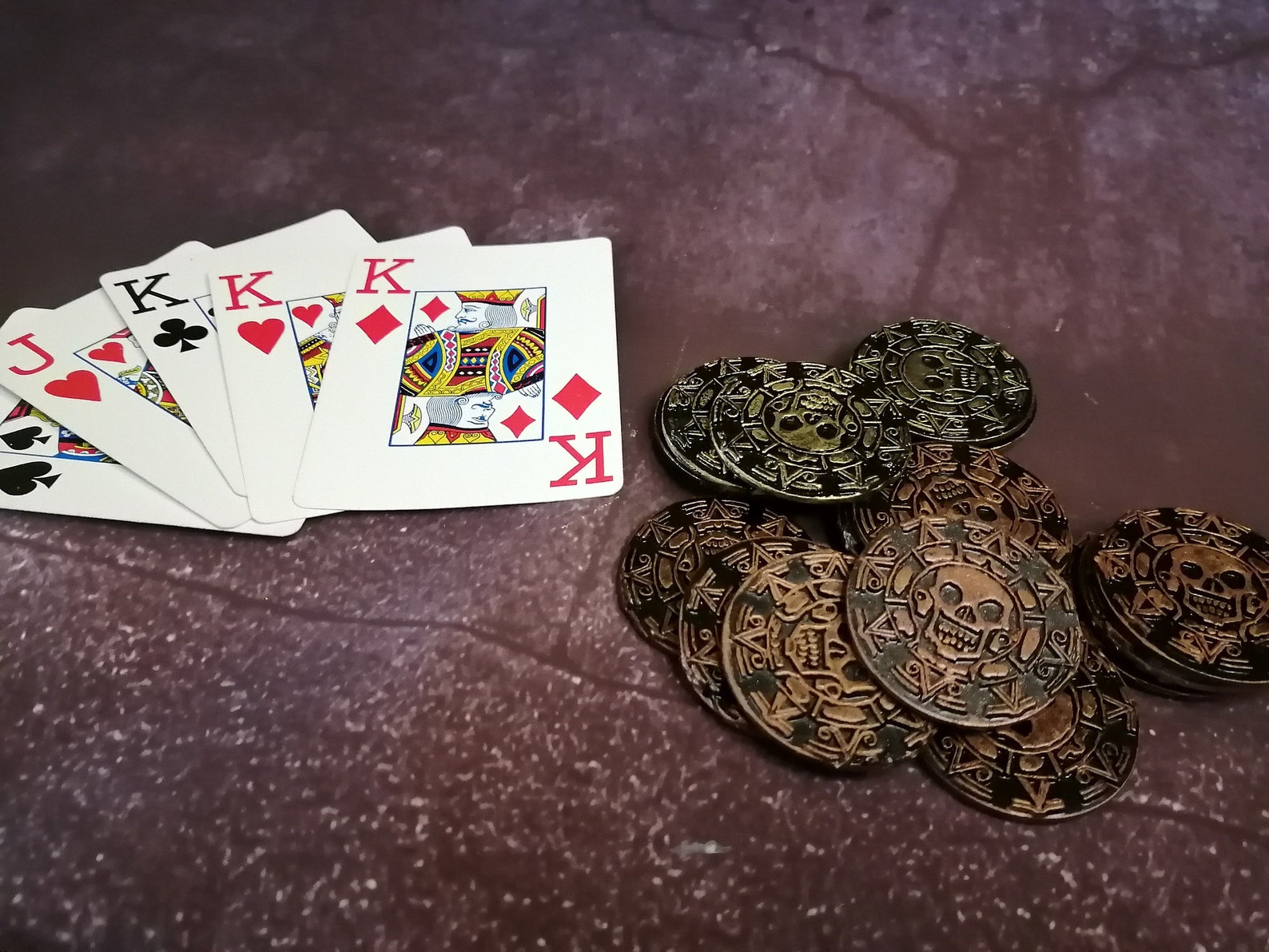 3D Printed Pirates of the Caribbean Poker Chips Deluxe Poker Etsy