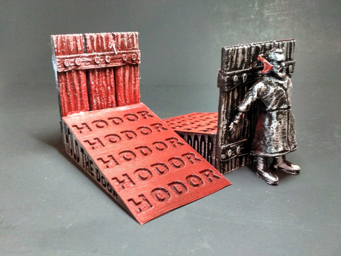 Hodor Doorstop / 3D Printed Door Stop / Game of Thrones / Etsy Hong Kong