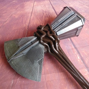 Stormbreaker Cosplay Prop - 3D printed Stormbreaker - Thor&#39;s Hammer Cosplay - Avengers Cosplay - 3D Printed Avengers