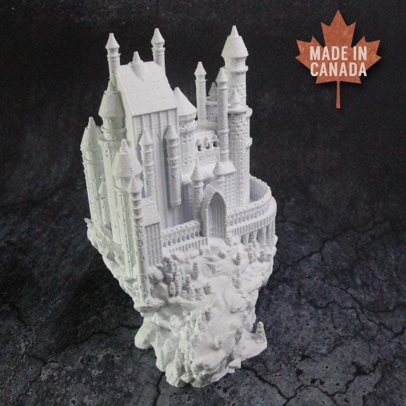 Medieval Castle } Fantasy Castle | 3D Printed Castle | Castle 3d