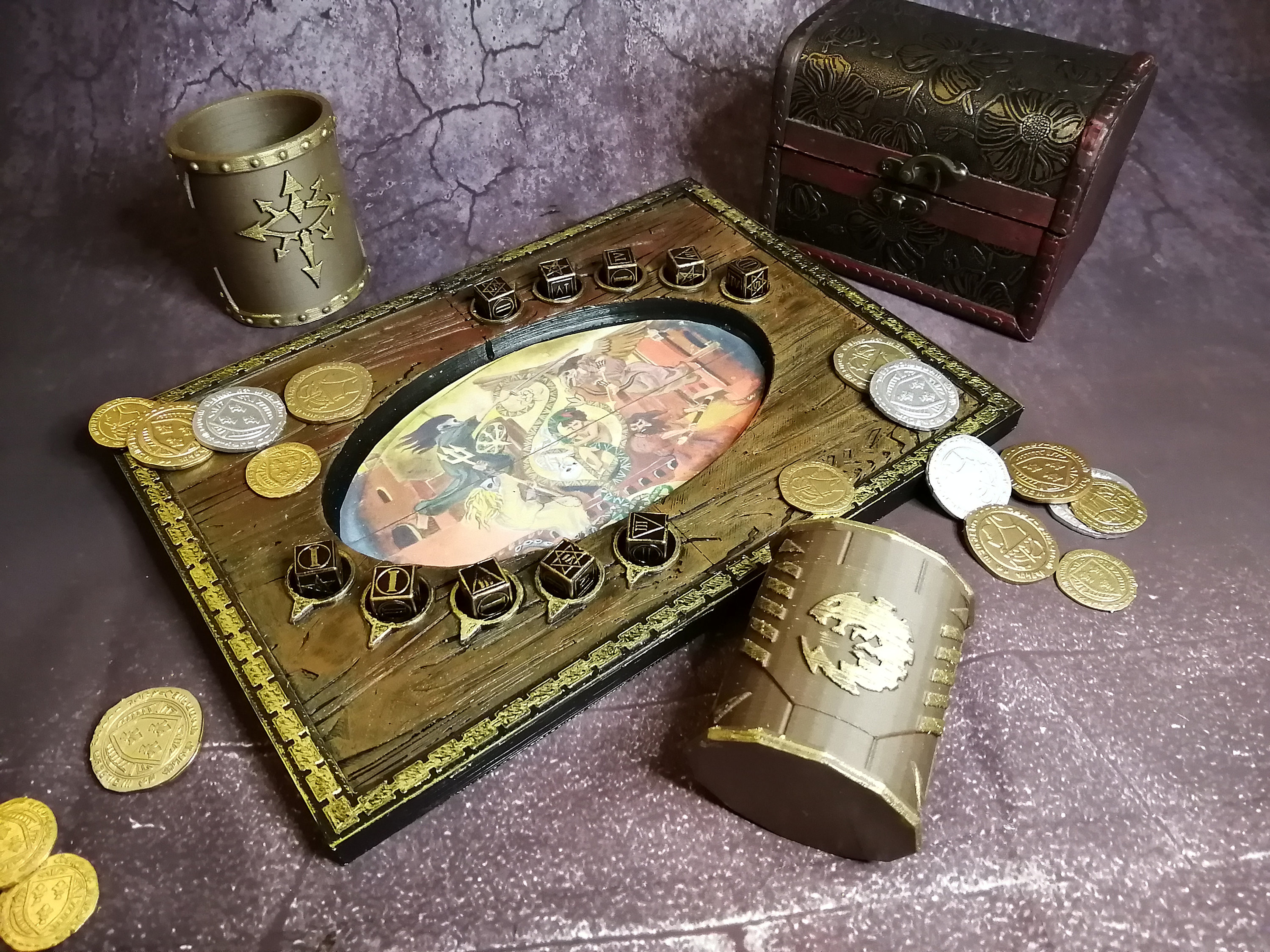 Witcher Dice Poker Board Witcher Board Game Witcher 2 Dice Etsy Canada