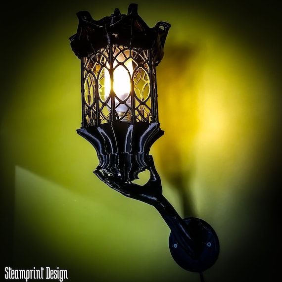 Steampunk Lamp Gothic Wall Lamp Outdoor Lamp Torch Fully