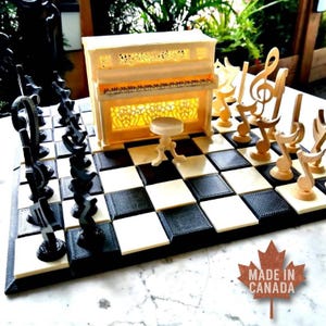 Musical Chess Set - Chess Set Notes