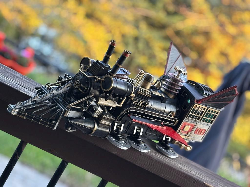 Jules Verne Time Train Locomotive - Back to the Future 3 - 3D Printed Time Train