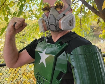 Armadura de combate de Fallout / Armadura de Fallout 3 / Armadura de cosplay de Fallout 3 / Armadura de Fallout