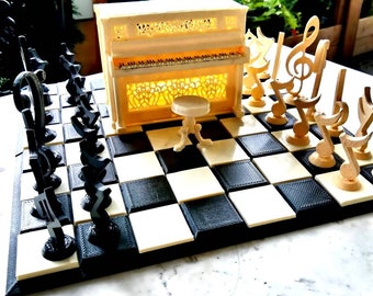 Musical Chess Set - Chess Set Notes