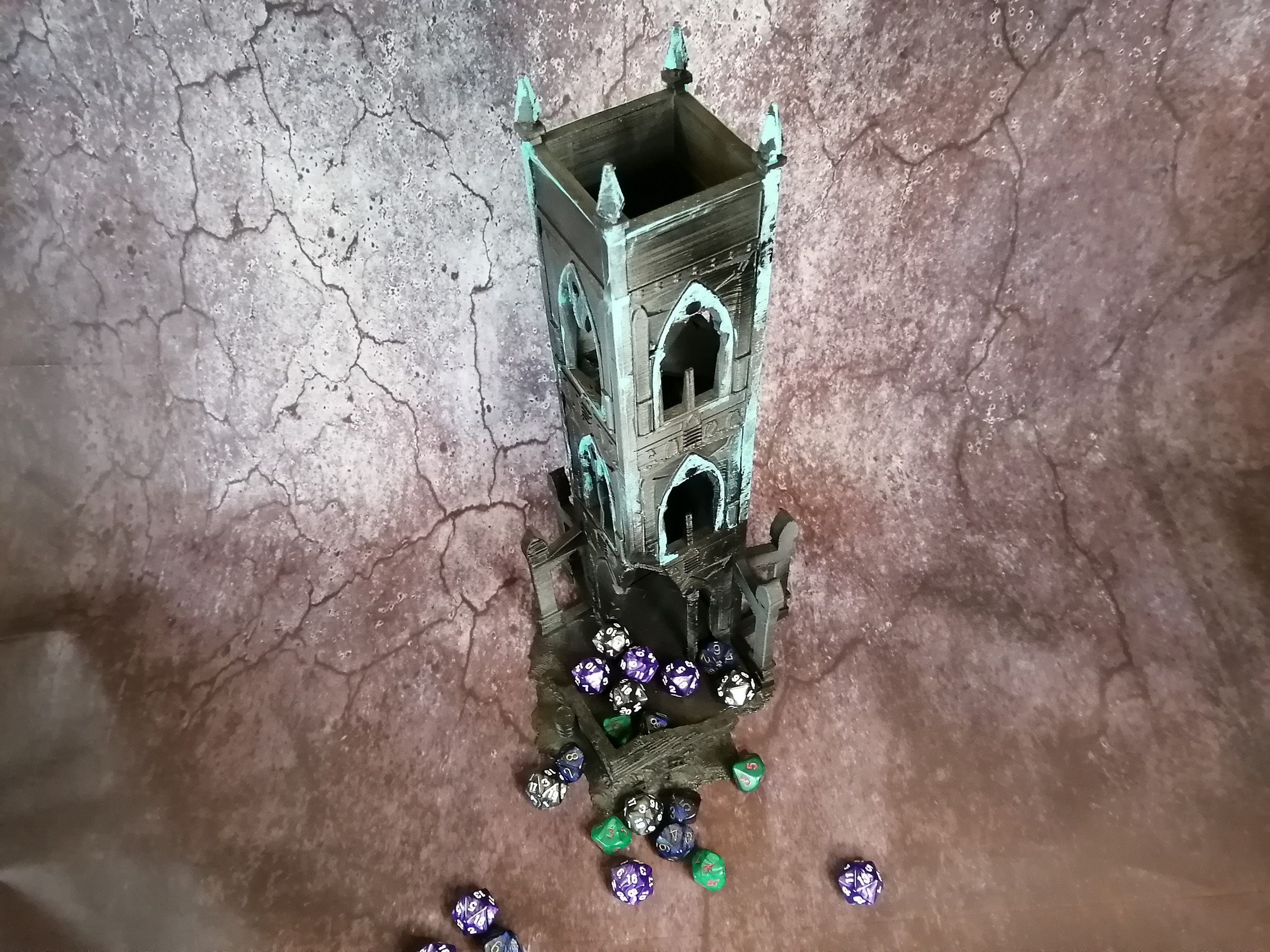Dice Tower Warhammer 40000 Dice Tower Imprimé en 3D Etsy