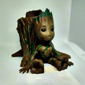 Baby Groot Planter | 3D Printed Planter | Guardians of the Galaxy Groot | Baby Groot