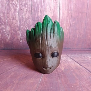 Baby Groot Planter | 3D Printed Planter | Guardians of the Galaxy Groot | Baby Groot Head