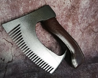Peigne à barbe - Peigne de toilettage pour barbe - Peigne Viking - Peigne imprimé en 3D