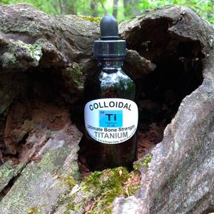 Colloidal Titanium 25 PPM 4oz. Dropper Bottle