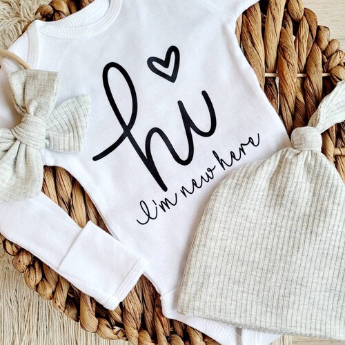 Unisex Baby Coming Home Outfit/gender Neutral Coming Home Etsy