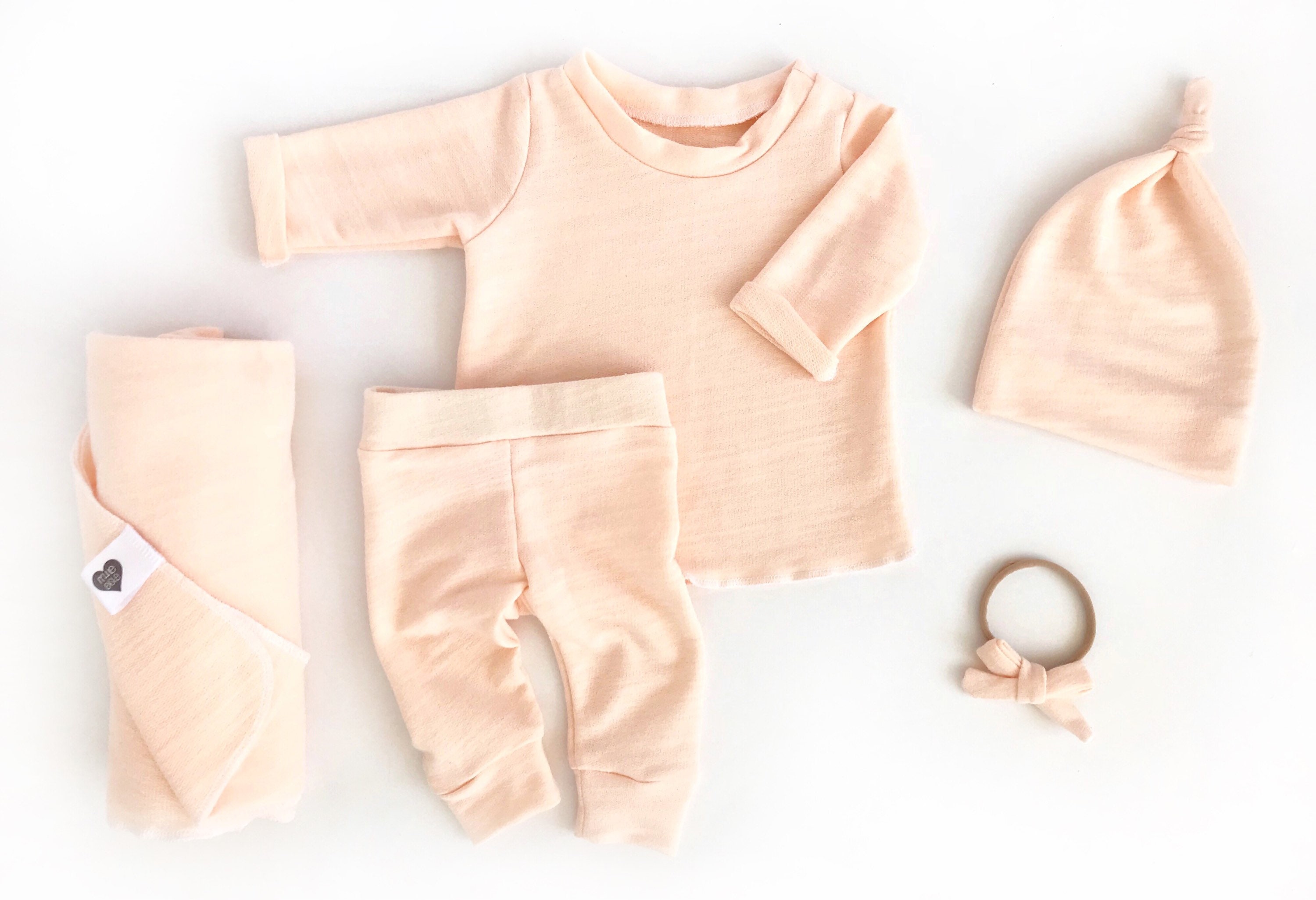 baby girl peach outfit