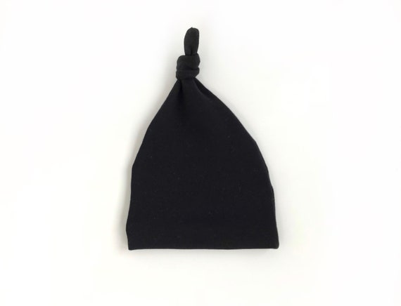black newborn hat