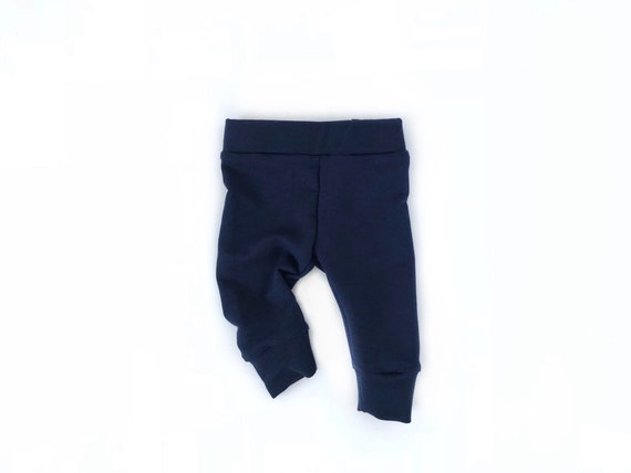 navy blue baby leggings