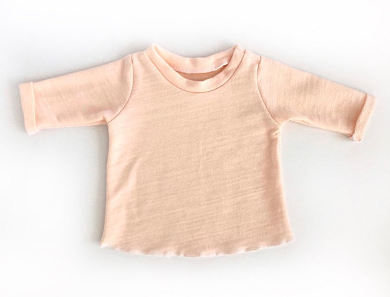 long sleeve shirt toddler shirt PEACH baby clothes baby gift newborn shirt toddler girl t shirt kids clothes baby girl clothes