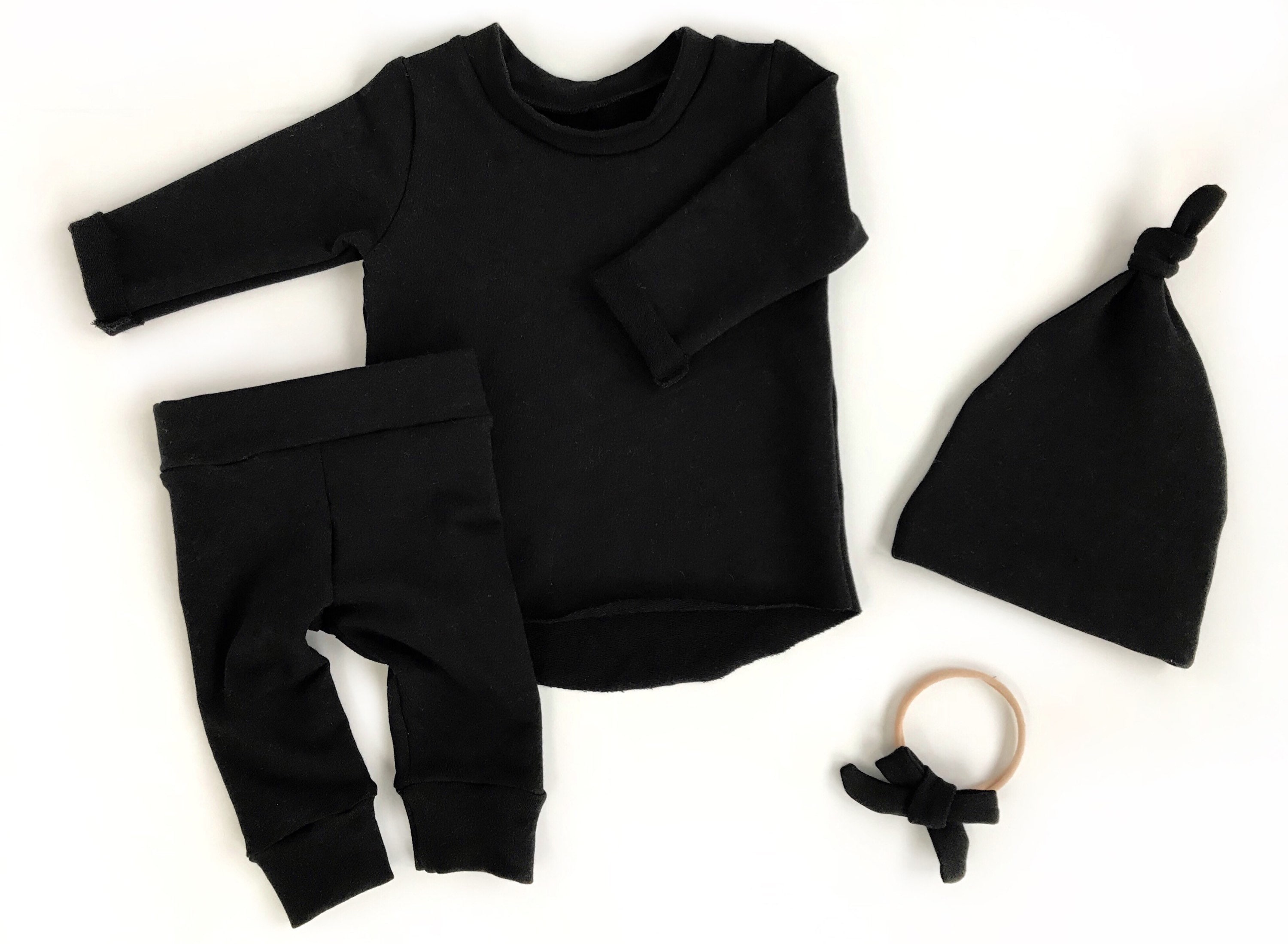 black newborn outfit