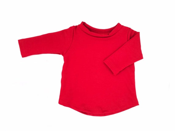 red baby girl shirt