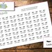 49 Lash Appointment Extensions Planner Stickers Erin Condren Life Planner (ECLP) Reminder Sticker LDD2001