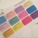 12 Hotel Information Confirmation info Planner Stickers ECLP Erin Condren Life Planner Reminder Sticker LDD1320
