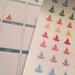 70 SMALL Yoga Pilates Fitness Gym Workout Stickers for Erin Condren Life Planner (ECLP) Reminder Sticker LDD1037