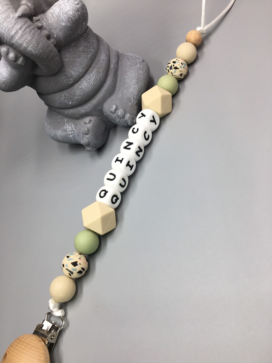 Personalised dummy clip Silicone dummy clip Dummy chain Etsy