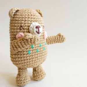 Amorosito, amigurumi bear pattern in english, free pattern, downloadable PDF