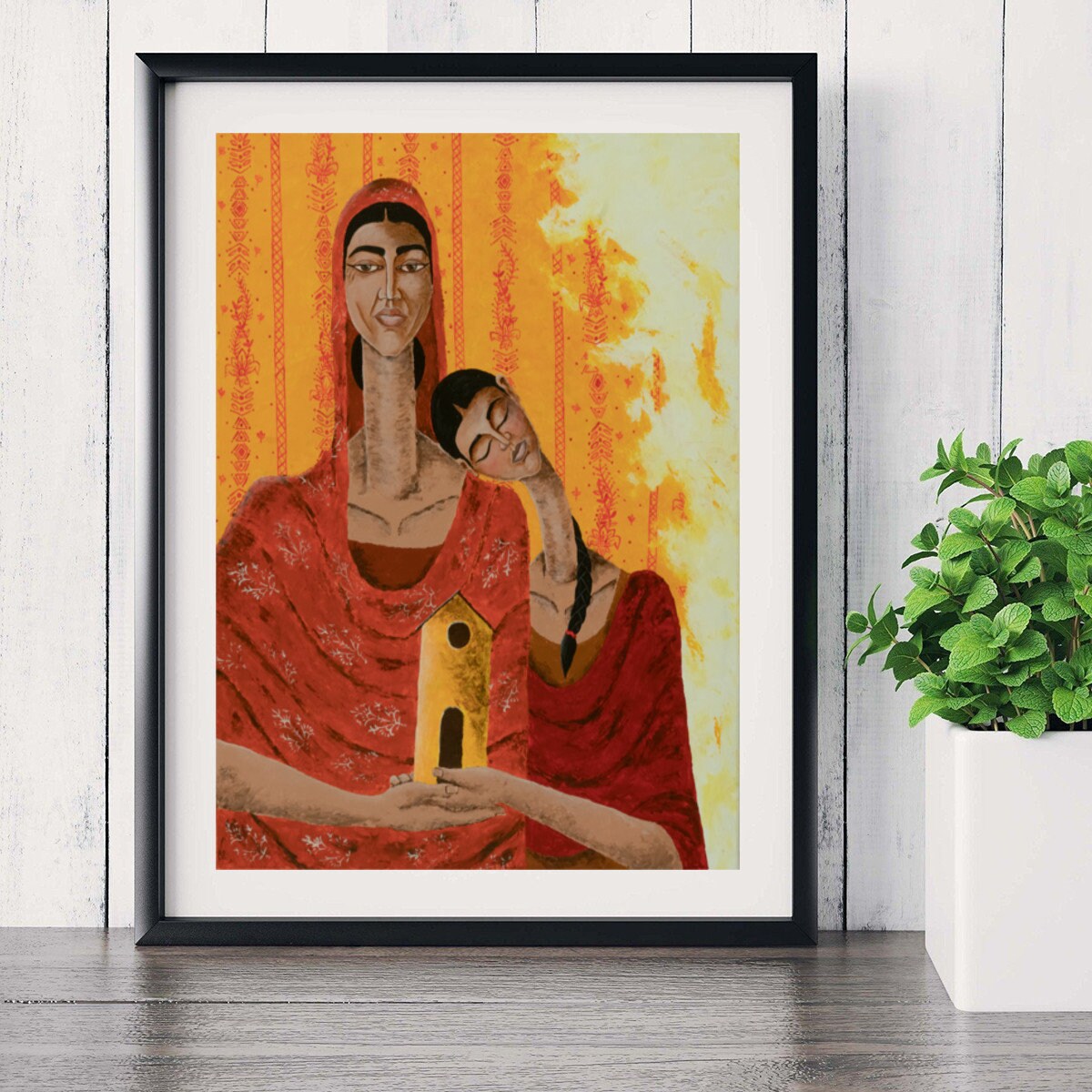 Indian Art Print 10x8 wall art home decor Punjabi paper Etsy