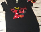 Minnie 2nd birthday shirt, Im twodles minnie second birthday shirt