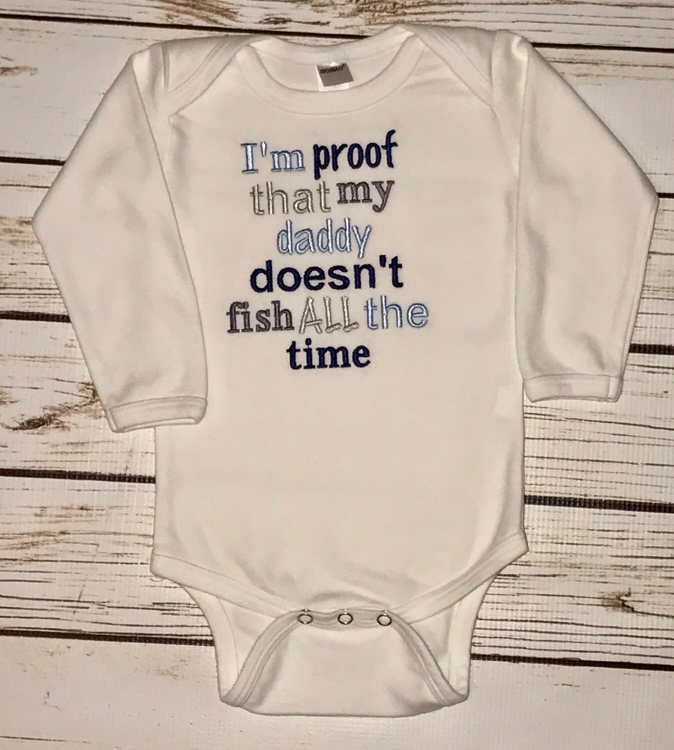 baby fishing shirt