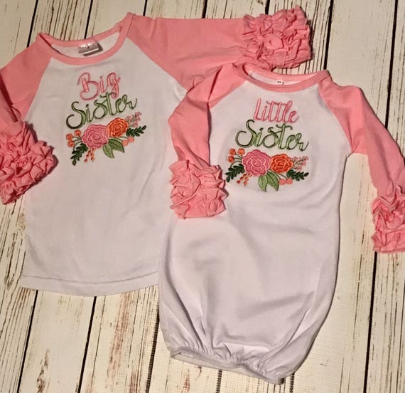 big sister little sister hospital outfits