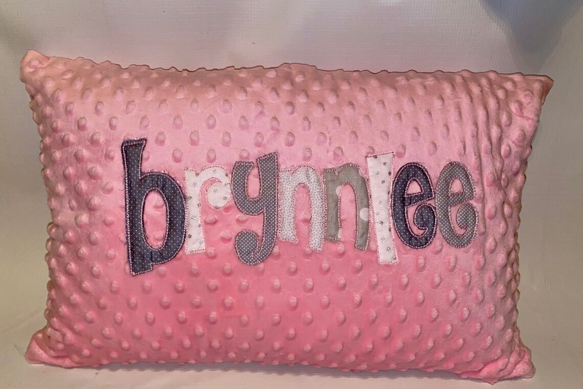 Personalized Girl Pillow Baby Girl Pillow toddler bedding Etsy